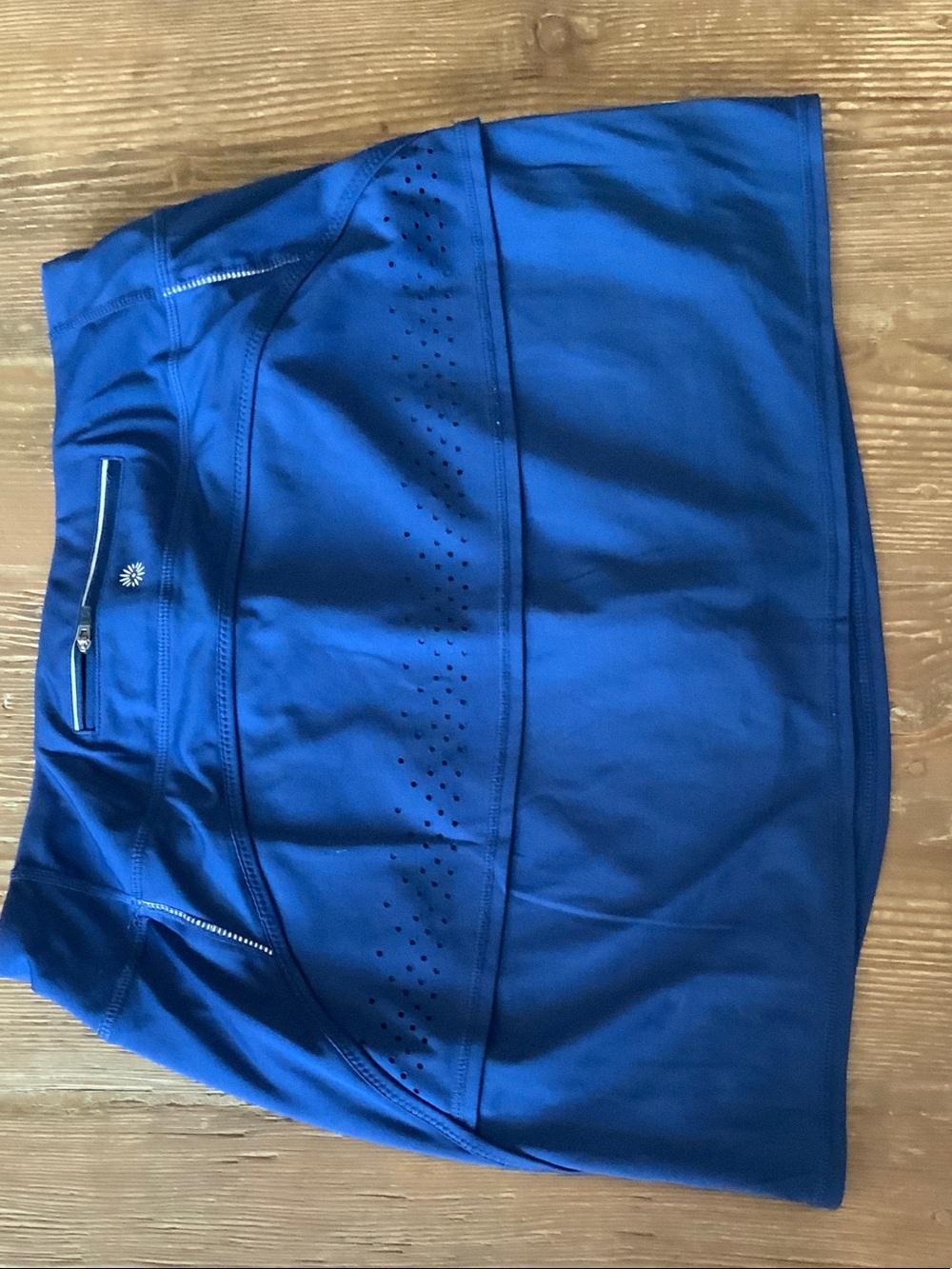 Tangerine Royal Blue Athletic Skort